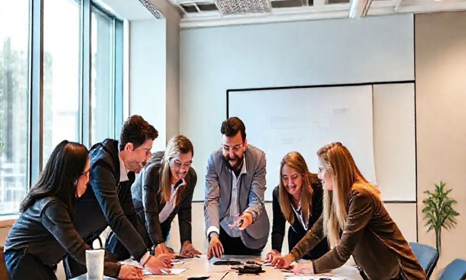 corporate team building session